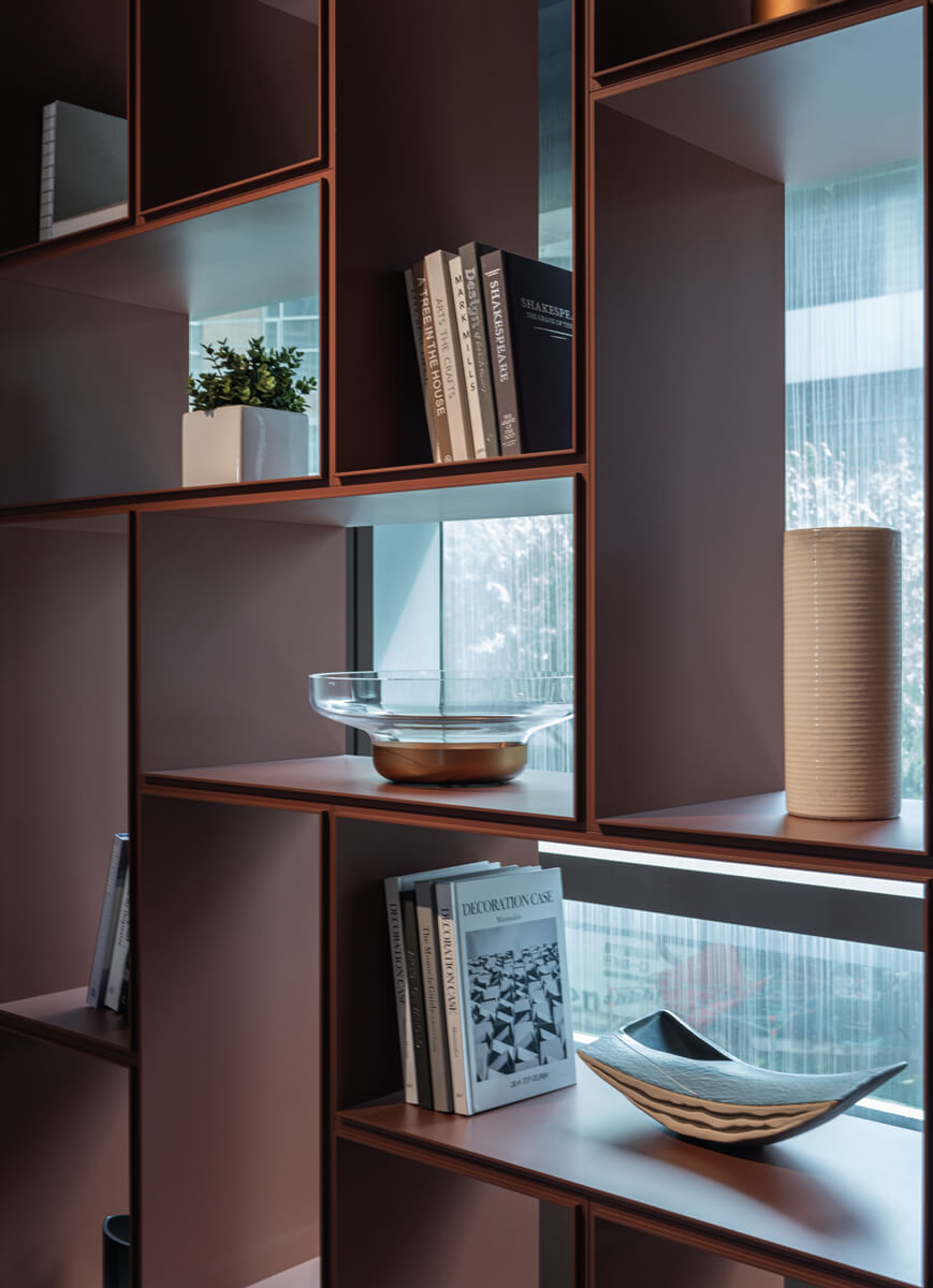 Italian Bookshelves Bianco Sottile K2-2