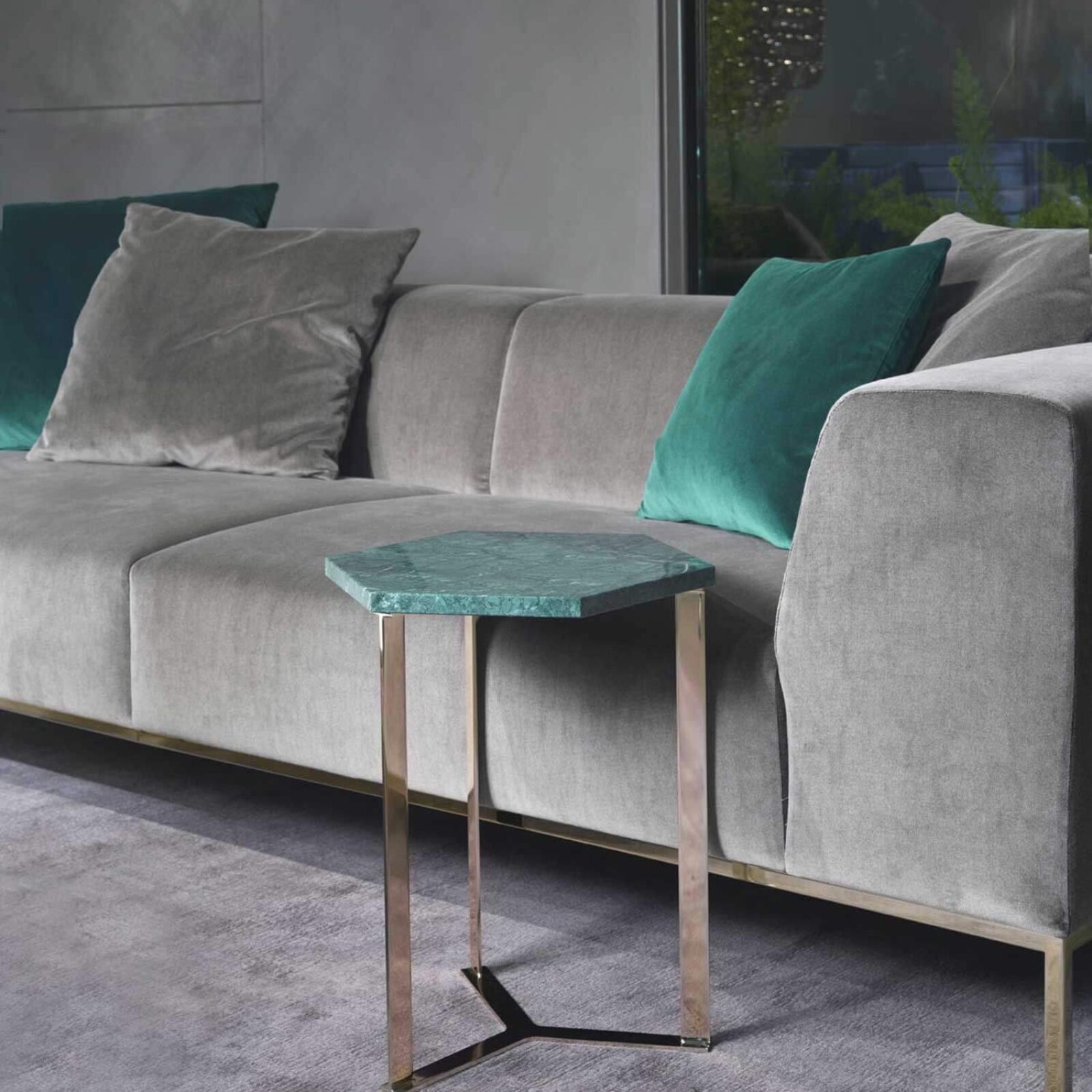 Lomacasa Marelli Clip Hexagonal Coffee Table Gallery 1-2