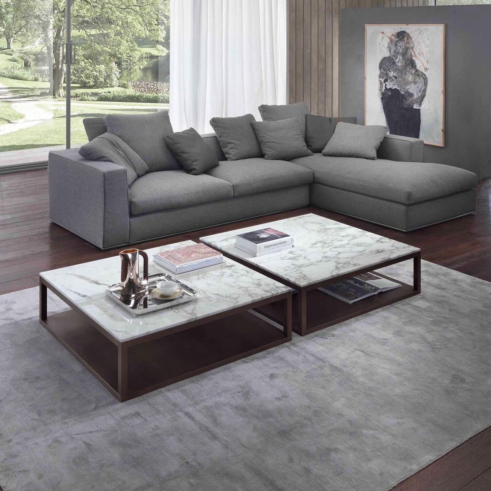 Lomacasa Marelli Forest Stone Coffee Table Gallery 1-4