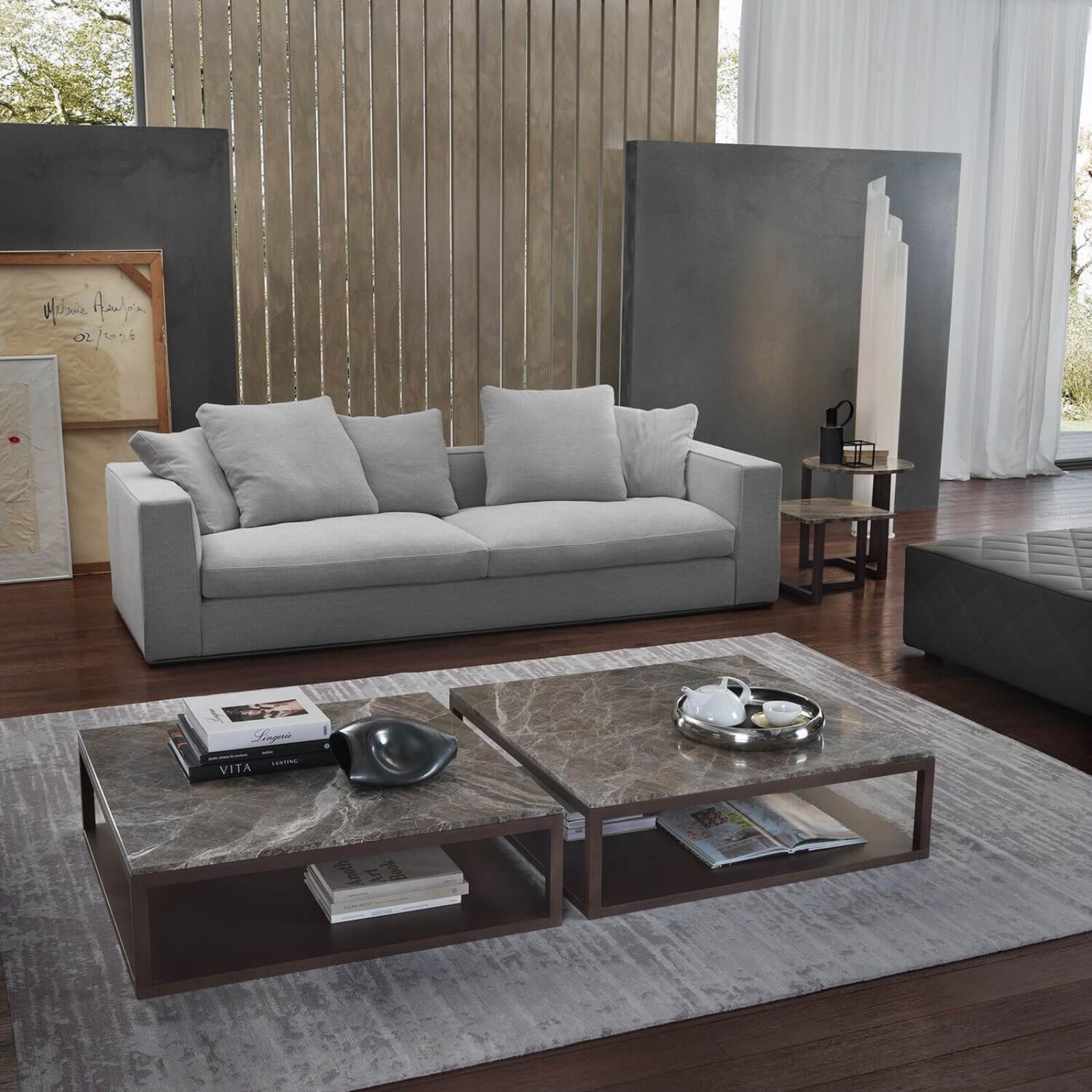 Lomacasa Marelli Forest Stone Coffee Table Gallery 1-5