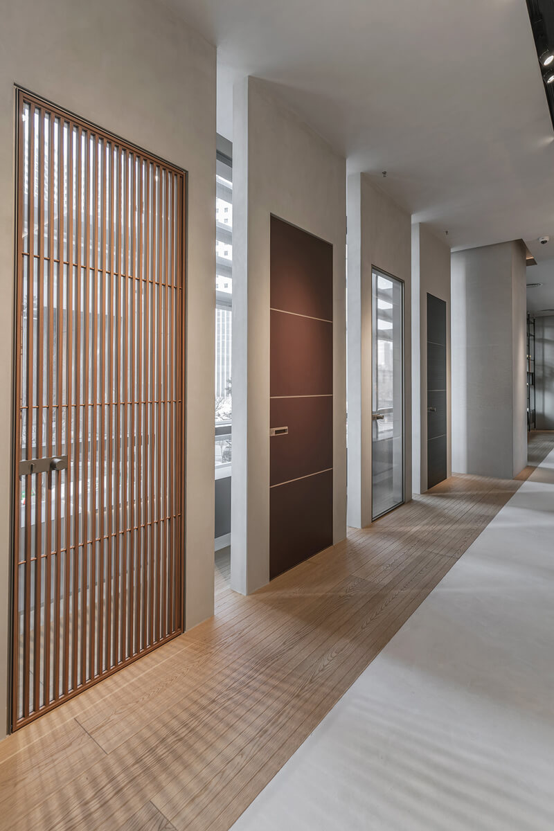 Architectural Doors Porta Doghe Verticali F11